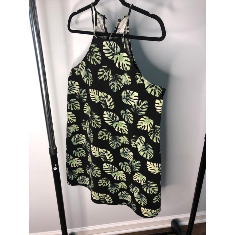 Black summer racer back dress